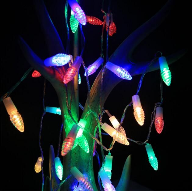 Led Festival Lights Outdoor Waterproof Lamp Strings Creative Bars Small Lanterns Wedding Decorations Star Meteors And Rain Lant