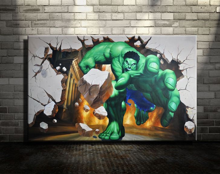 3d oil painting wall art