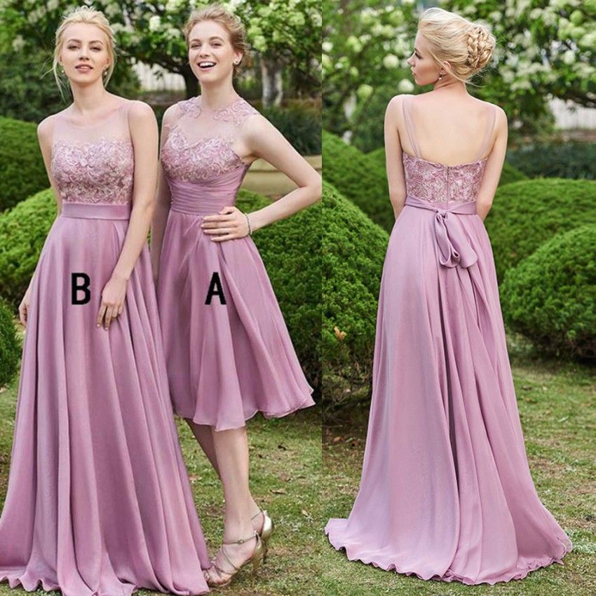 dusty lilac bridesmaid dresses