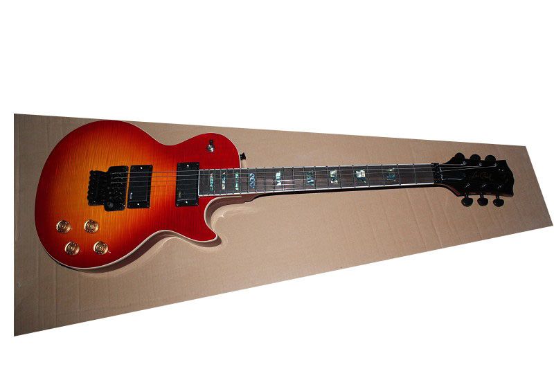 Free Shipping Standard Double Swing Electric Guitar Red Electric Guitar Lp Electric Guitar