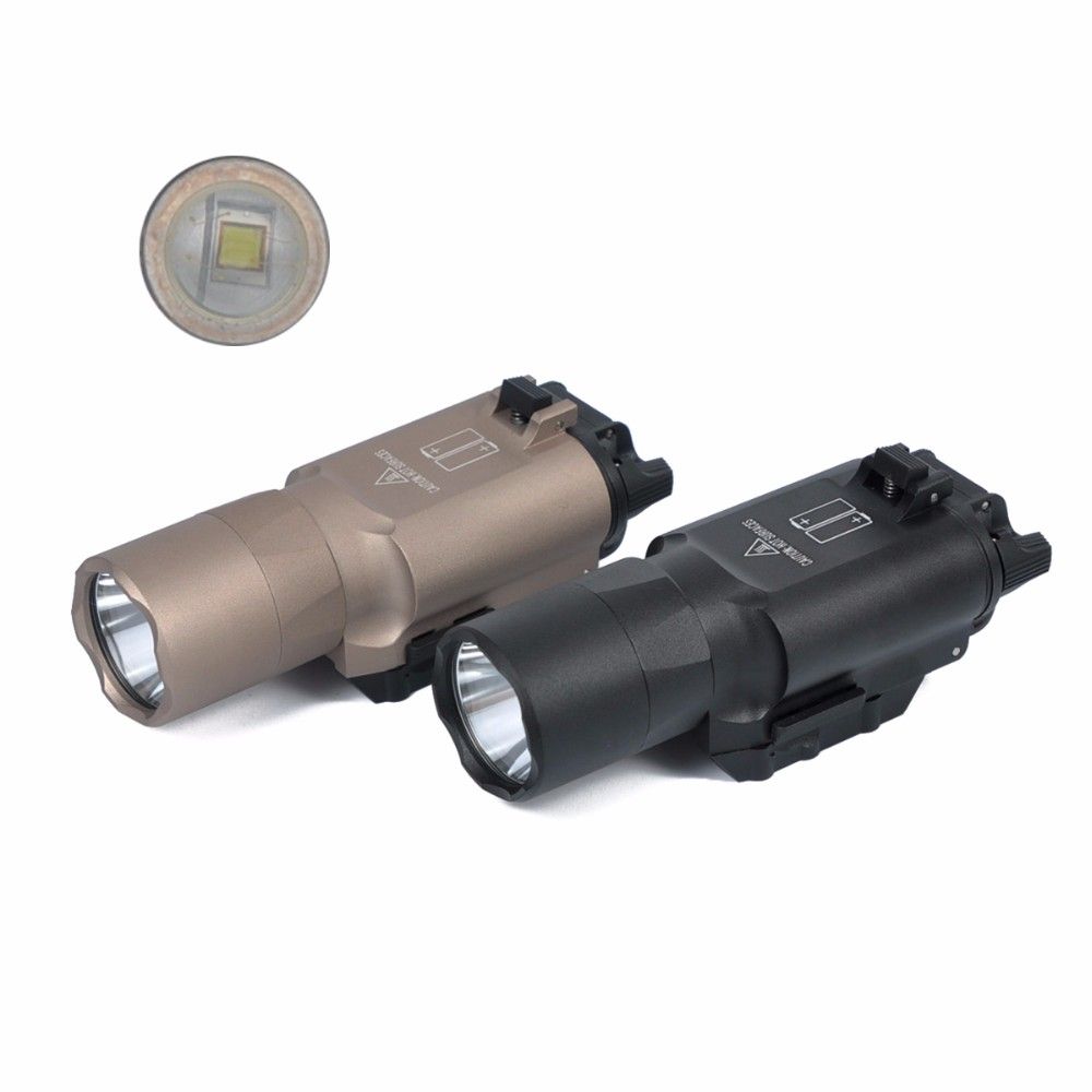 Tactical LED Pistol M4 Rifle Flashlight X300 Lanterna Ultra White Light ...