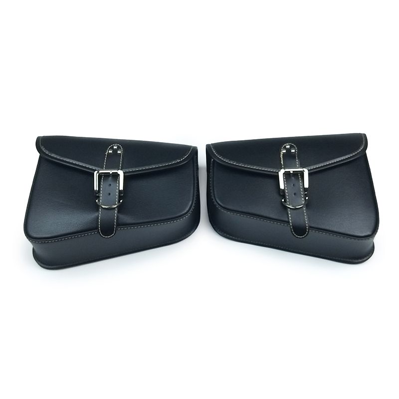 For Harley Sportster Xl883 Xl1200 Motorbike Saddlebags Pu Leather Swingarm Bag Saddle Bags Side Tool Storage For Yamaha Xl 883