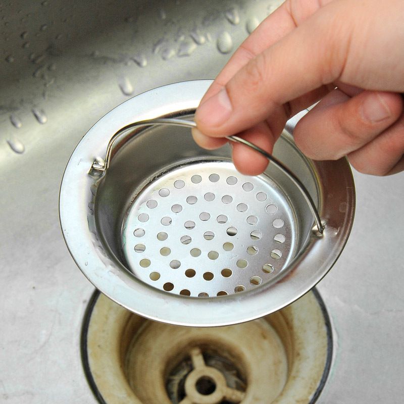 Kitchen Portable Filter Sink Sewer Filter Pool Drainage Anti Blocking Floor Drain Stainless Steel Floor Drain Vegetable Washing Basin Tools