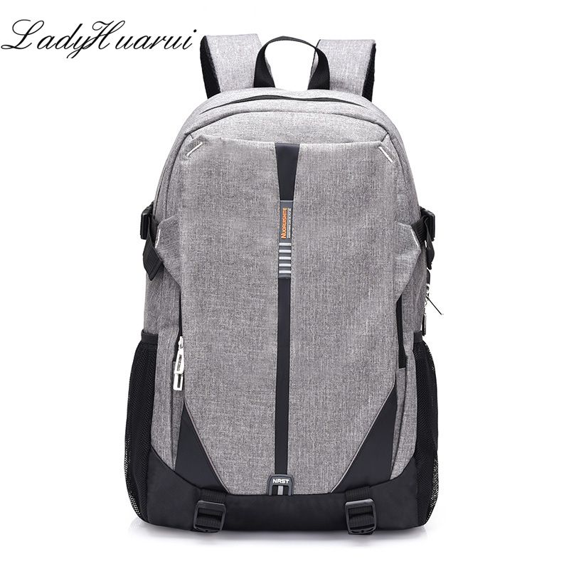 2018 High School Bags For Teenage Book Bag Teen Canvas Men Backpack Cool Boys Girls USB ...