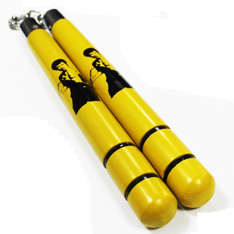Compre Game Of Death Nunchakus Bruce Lee Palos De Madera Maciza Artes