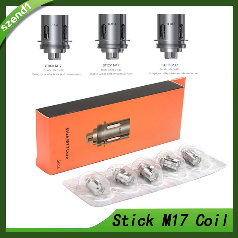 For SMOK Stick M17 Tank 5Pcs//Pack Replacement Coils Head 0.4 0.6ohm