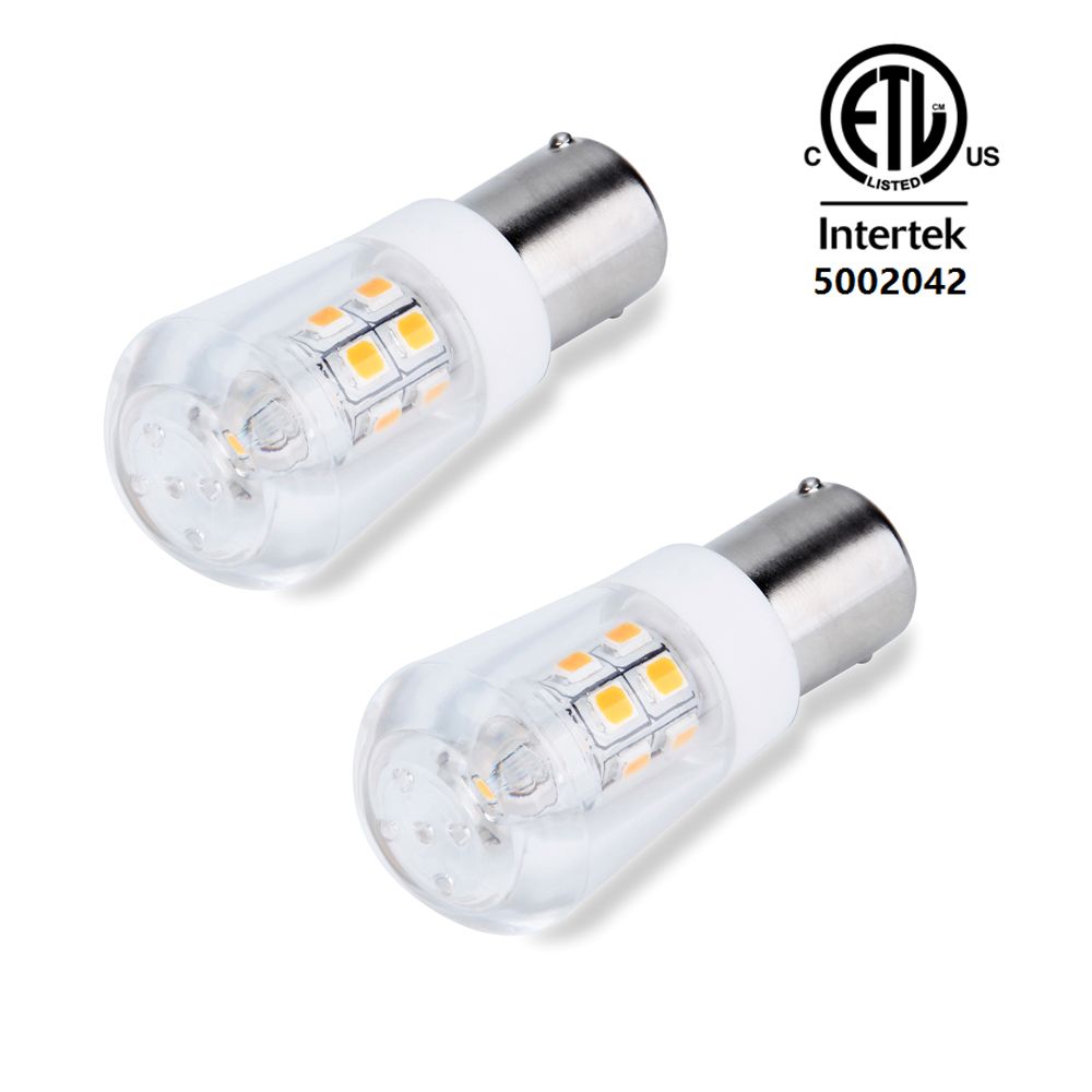 Ac Dc 12v Ba15s Led Light Bulb S8 Bayonet Base Non Dimmable 2w Waterproof Lamp Cri80 For Boat Rv Auto Car Soft Warm White