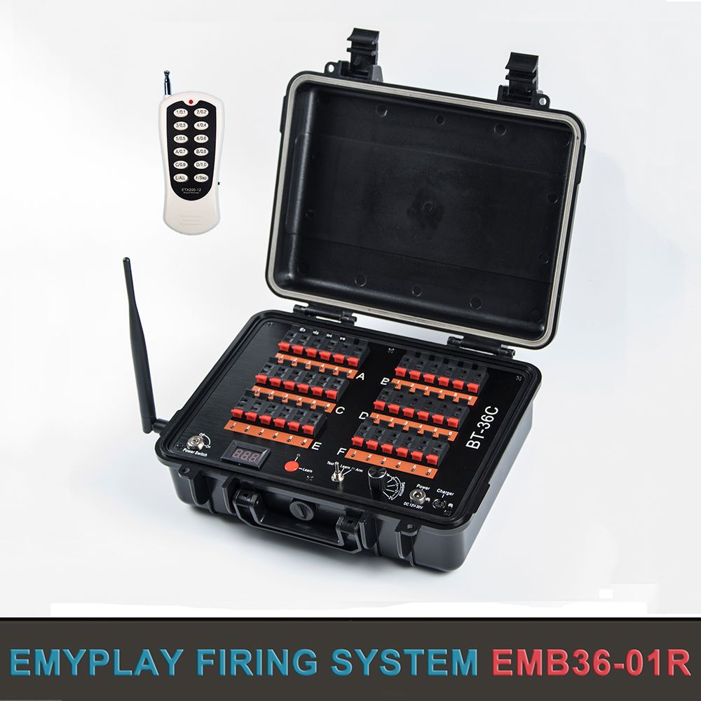 36 Cues Rechargeable Remote Wireless Fireworks Firing System