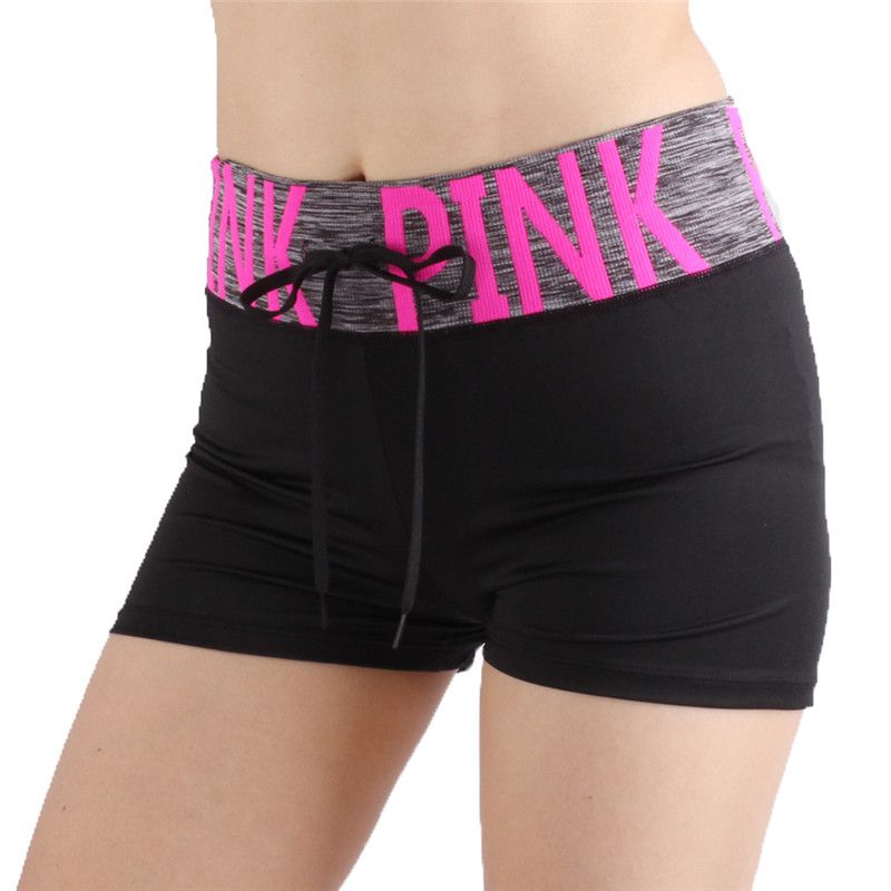 pink activewear shorts