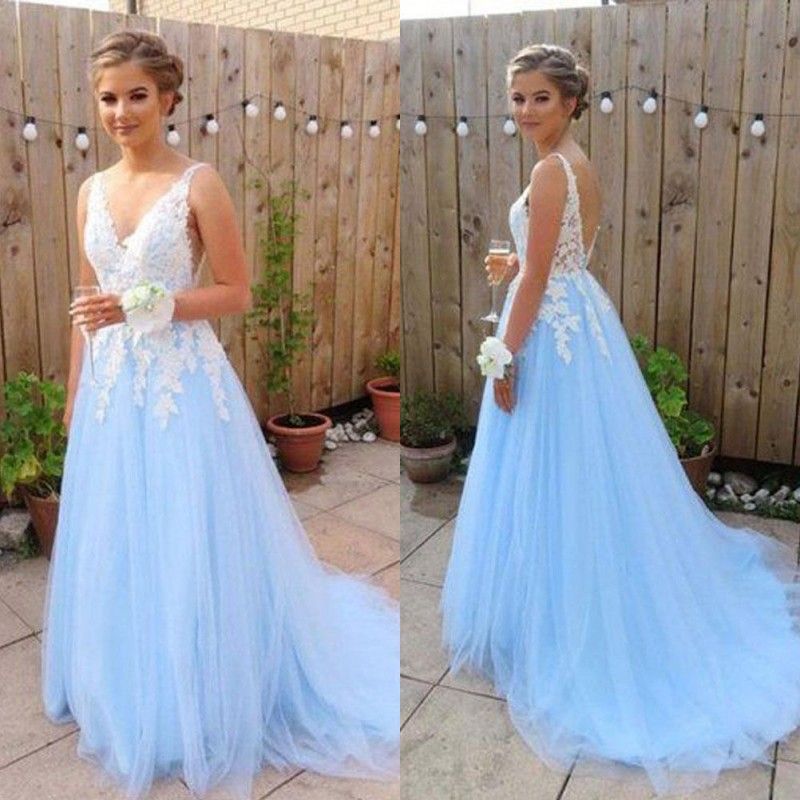 baby blue prom dresses 2019
