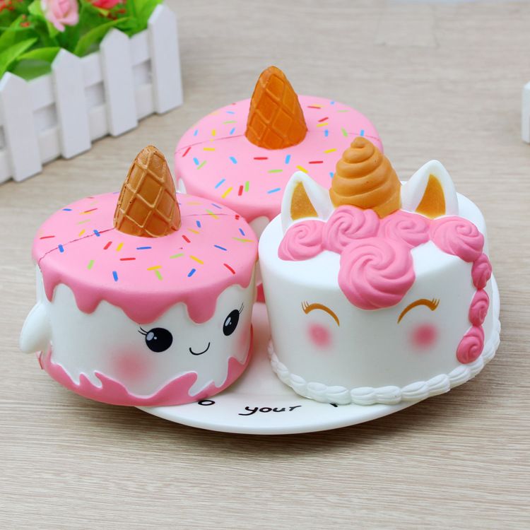 11cm Jumbo Squishy  Cute Unicorn Cake Squishies  Super Slow 