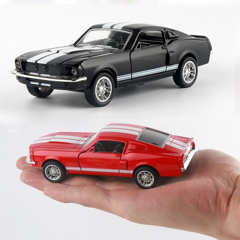 Ford Mustang 1/32 Alloy Model Pull Back Car Christmas Gift Diecast Cars