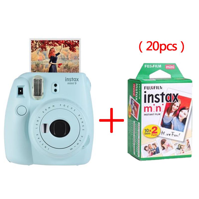 2019 Fujifilm Instax Mini 9 Instant Printing Camera With 20 Sheets Twin
