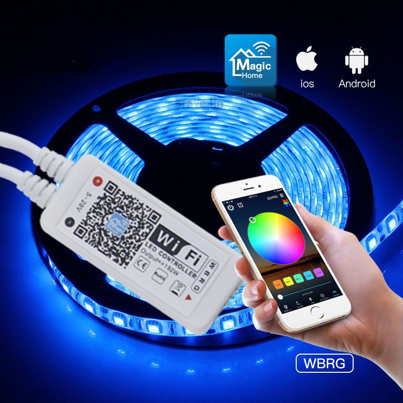 Wifi Controlled Led Strip Light Kit With Dc12v Ul Listed Power Wifi Elm327 Obd2 Best Super Tablets