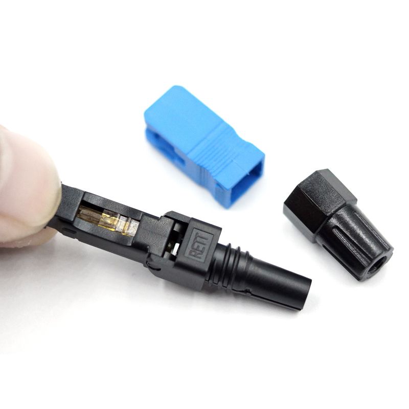 100PCS//set SC Optic Fiber Quick Cold FTTH SC Single Mode UPC Fast Connector