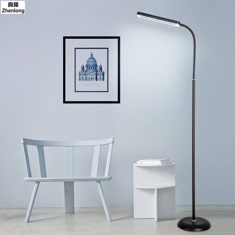 2018 8w Modern Touch Led Standing Floor Lamp Reading For Living Room 2018 8w Modern Touch Led Standing Floor Lamp Reading For Living Room Bedroom With Remote Control Patch Dimmable Creative Piano Light From Fried
