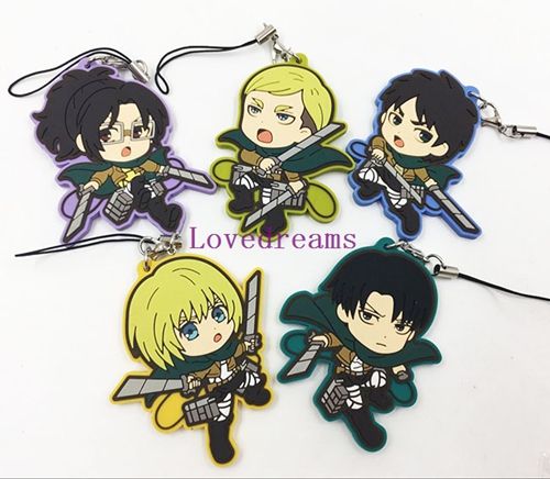2020 Attack On Titan Silicone Mobile Phone Charms Action Figure Anime Cell Phone Strap Charm From Lovedreamstore 24 13 Dhgate Com