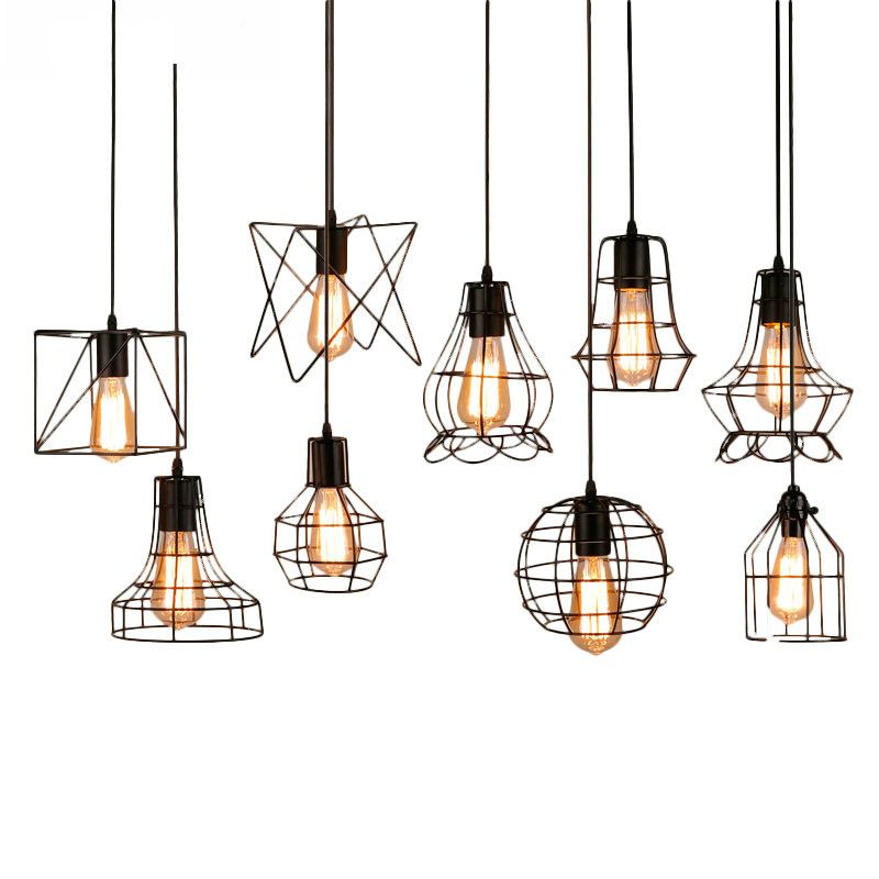 America Vintage Pendant Lights Loft Lamp Retro Hanging America Vintage Pendant Lights Loft Lamp Retro Hanging Shade For Restaurant Bar Coffee Home Lighting Fixtures Multi Light