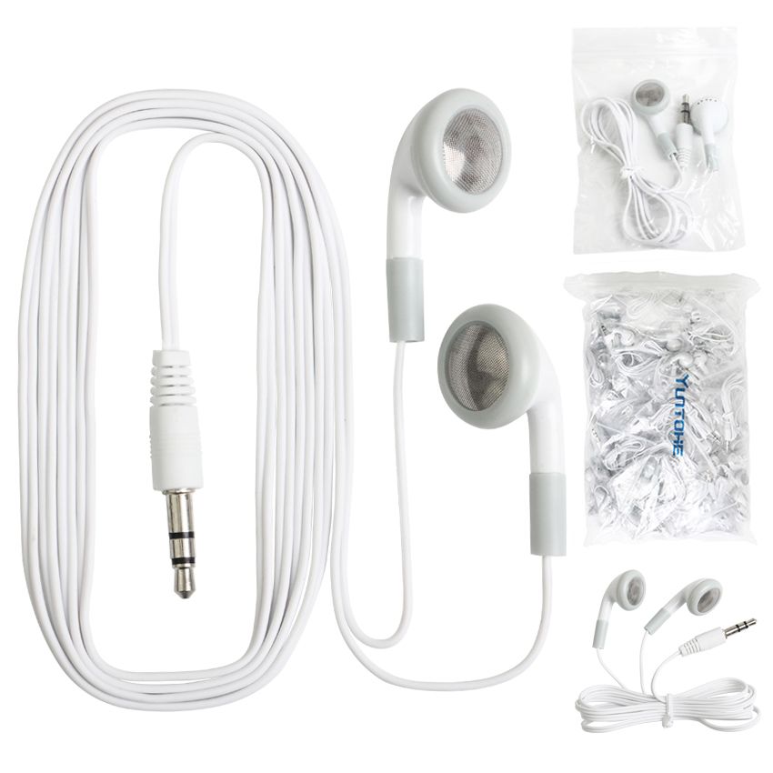 Wholesale Disposable Earphones Low Cost Earbuds For Theatre Museum