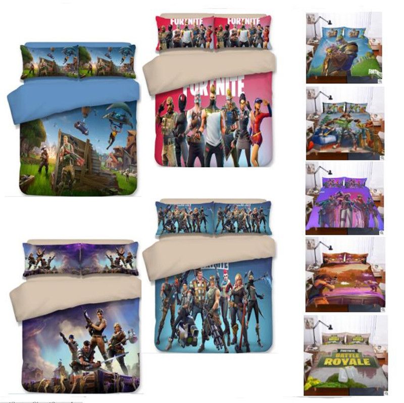 9 Designs 3d Printing Game Fortnite Bedding Set Duvet Cover Twin 9 Designs 3d Printing Game Fortnite Bedding Set Duvet Cover Twin Full King Size Quilt Covers Bed Blanket With Pillow Case Pillowcase Boy And Girl