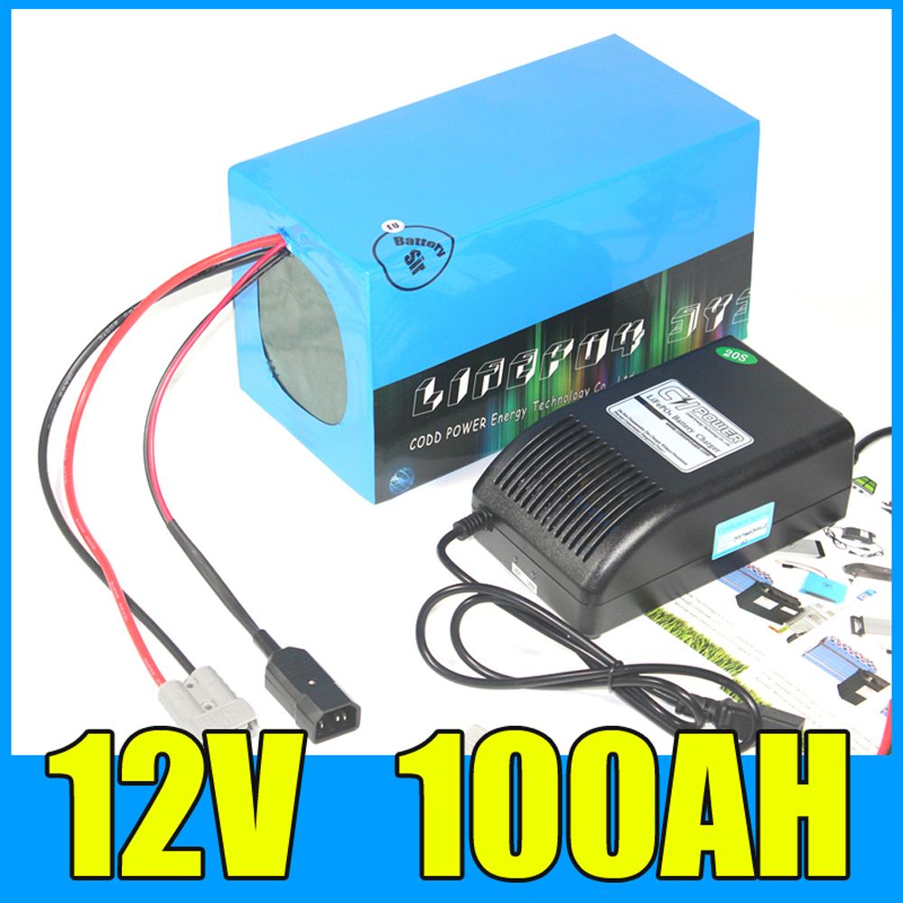 satın al 12 v 100ah lityum iyon pil paketi 12 6 v 500 w bms ile iyon