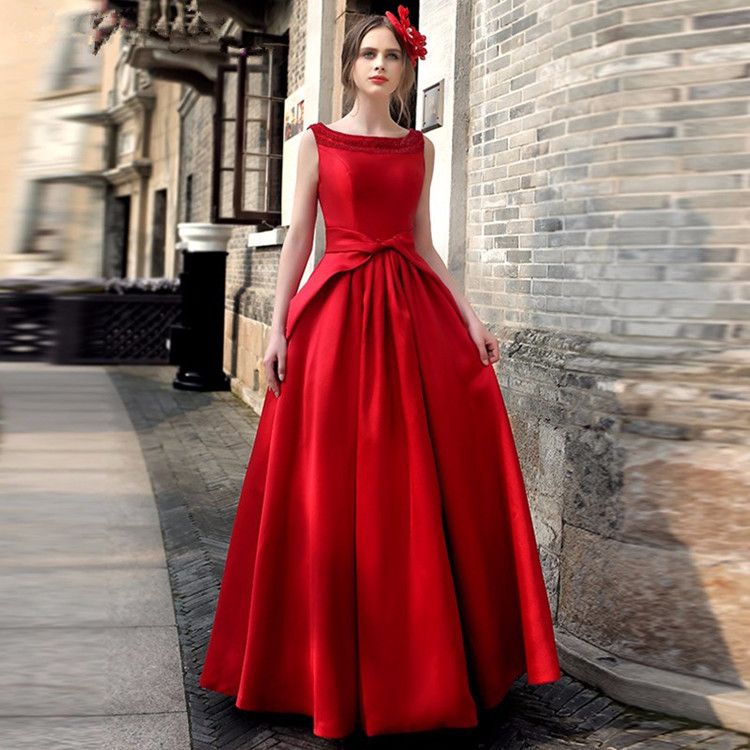 2021 Free Shiping DHL Epack Evening Dress Simple Floor Length Prom ...