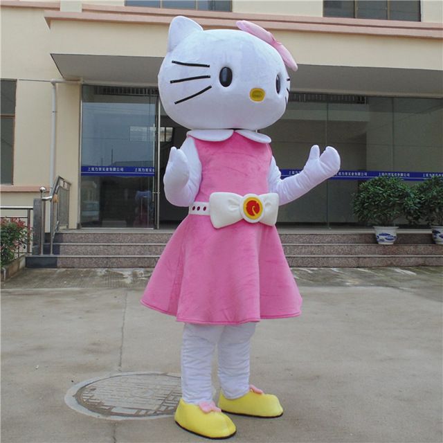 2018 hello kitty mascot costume party clothing batman halloween hello kitty party costume