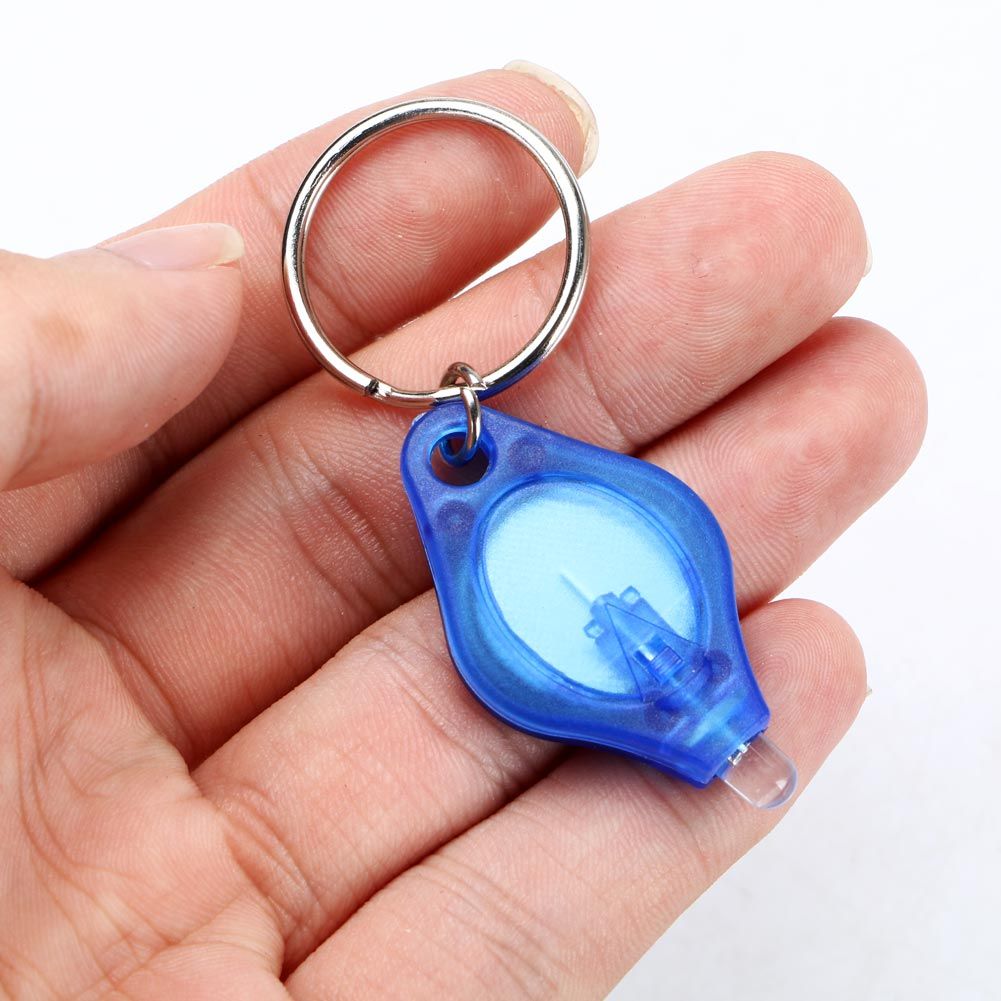 2021 Mini Keychain Squeeze Light Micro LED Flashlight Torch Outdoor
