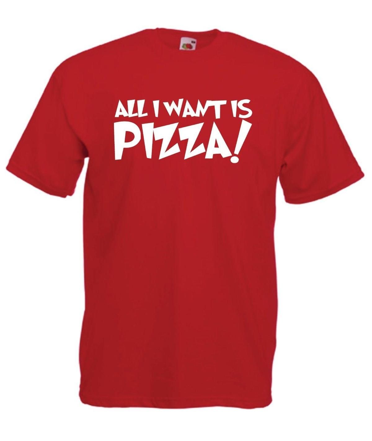 Je Veux Pizza Idée De Fête Danniversaire Drôle Pour Une Fête De Noël Mens Femme Adulte T Shirt Top