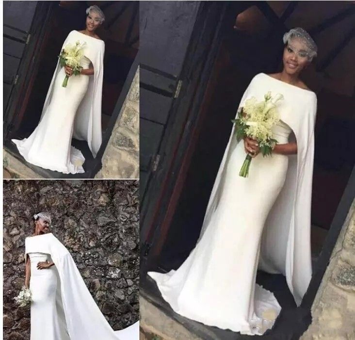wedding dresses with capes 2018