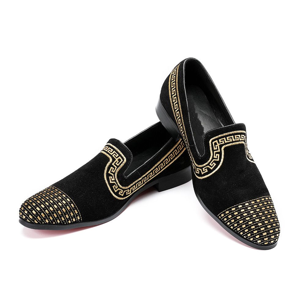 embroidered moccasins