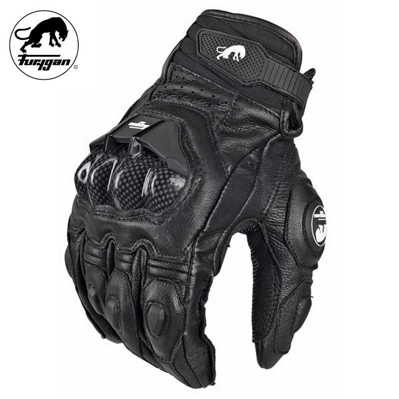 Negro Moto Afs6 Hombres De Cuero Gants Racing Carbon Verano Blanco Transpirable Motociclismo Furygan Knukle Protección Guantes B TFJlK1c