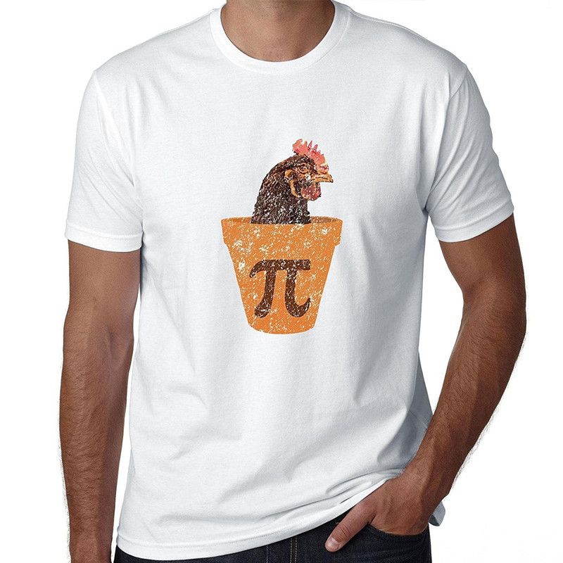 screen t shirt hilarious chicken pot pie graphic with chicken in screen t shirt hilarious chicken pot pie graphic with chicken in planter pot pi crew neck men short sleeve christmas shirt worlds funniest t shirts cool tee