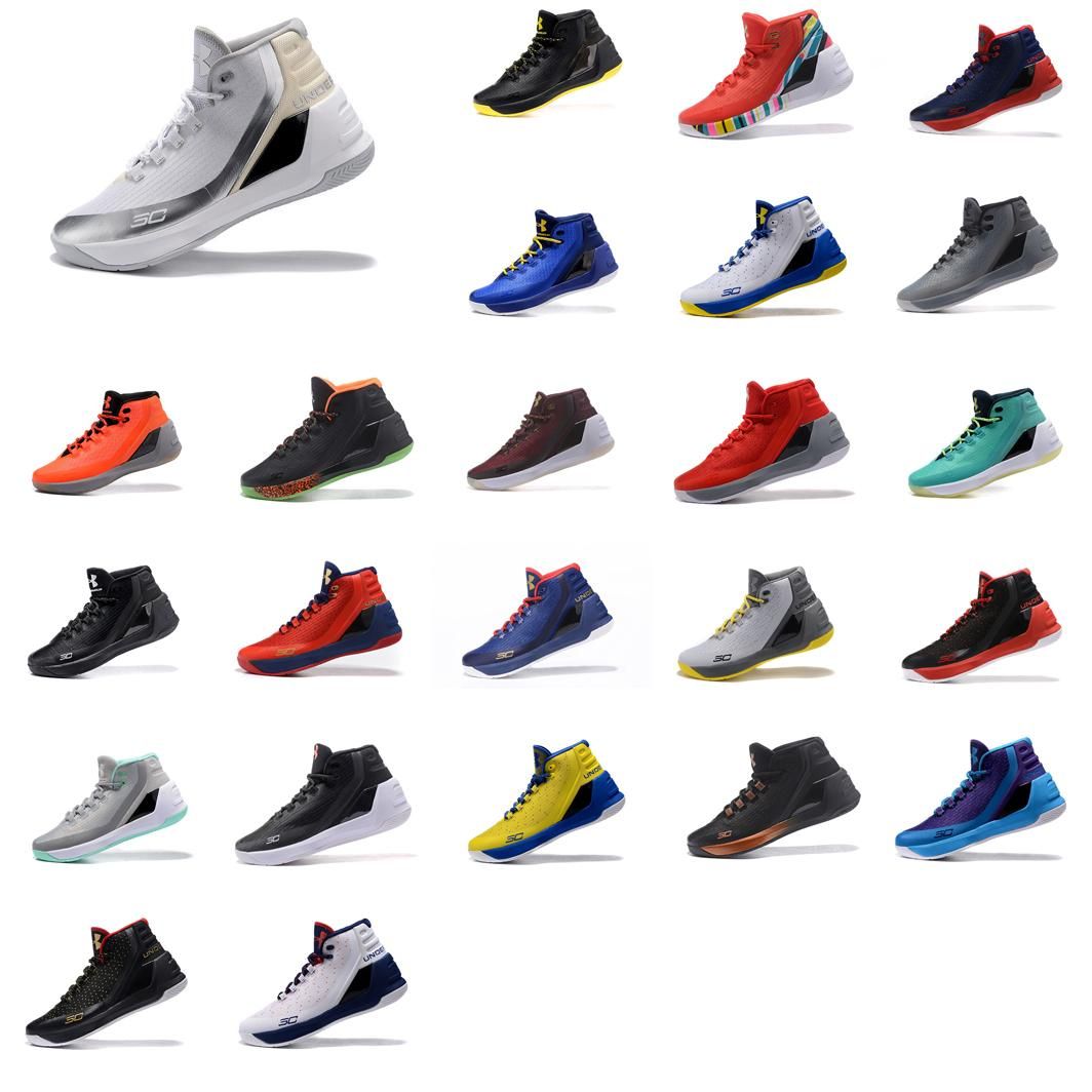 curry 3 silver men
