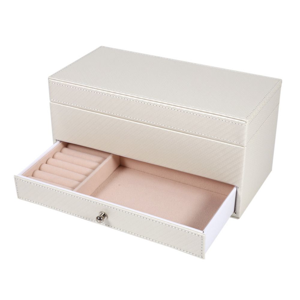 2018 Cheap Makeup 4 Slot Storage Box Leather Watch Makeup Case