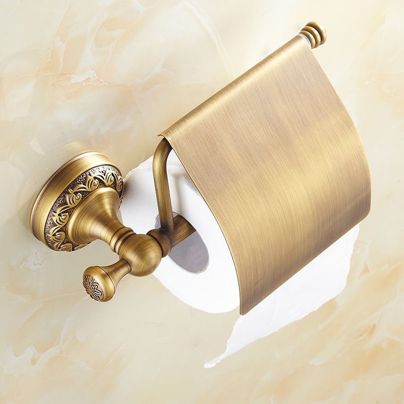 Papier Toilette Porte-serviette Roll Rack Vintage Laiton Mural Tissu Holder