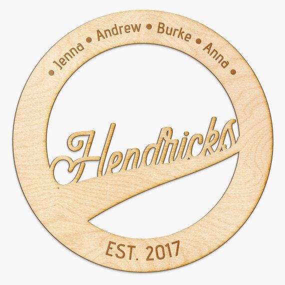Family Wall Sign Ring Script Cut Wood Custom Name Gift Family Wall Sign Ring Script Cut Wood Custom Name Gift Personalized Wooden Wedding Gifts Home Decoration Uk 2019 From Haolinwedding
