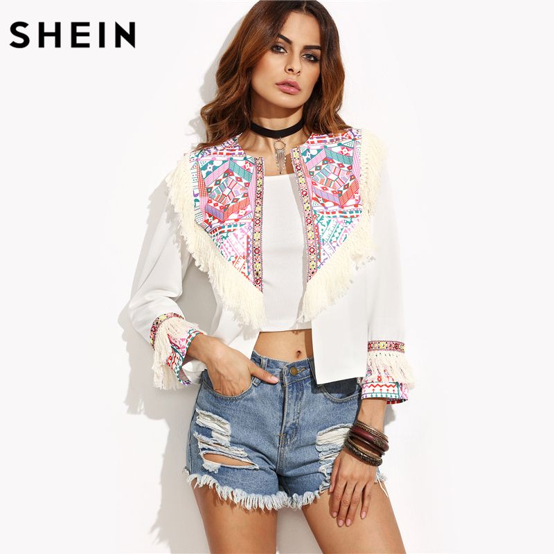 2019 shein white tribal