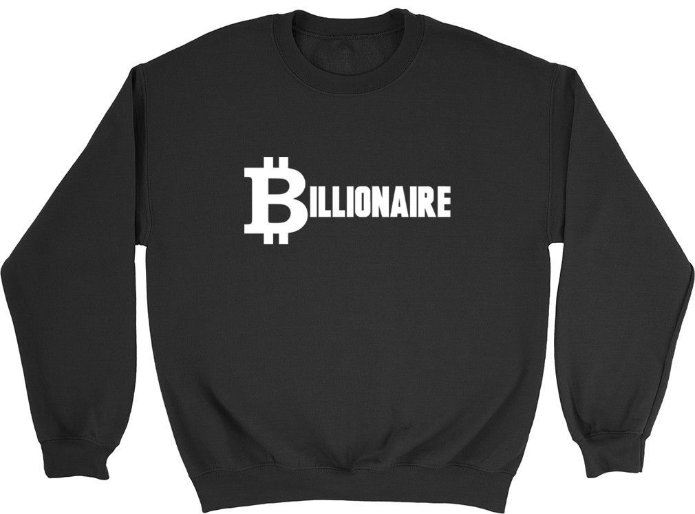 Bitcoin Billionaire Mens Ladies Womens Jumper Sweatshirt - 
