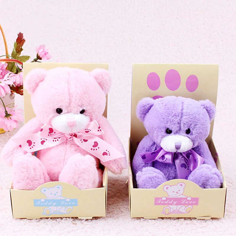 2019 Cute Soft Teddy Bears Plush Toys 15cm Small Plush Baby Teddy Bears