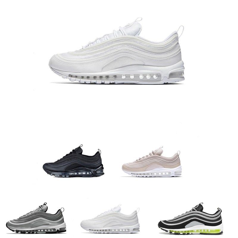 NIKE AIR max 97 shoes Cushion 97 Sneakers Sport shoes mujer Triple blanco Silver Bullet Mustard rosado negro japón Metallic Gold Mens trainer Mujer NIKE AIR max 97 shoes Cushion 97 Sneakers Sport shoes mujer Triple blanco Silver Bullet Mustard rosado negro japón Metallic Gold Mens trainer Mujer