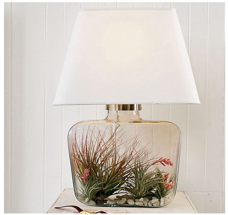 Tuda New Classic Hotel Club Hall Vase Table Lamps Transpa Glass Lamp Bedroom Creative Study Living Room