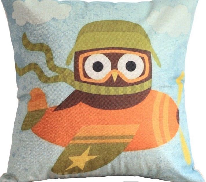 Owl Cartoon Submarine Trip Creative Red Pillow Decor Emoji Pillow Extraordinary Red And Brown Decorative Pillows Owl Cartoon Submarine Trip Creative Red Pillow Decor Emoji Pillow Extraordinary Red And Brown Decorative Pillows