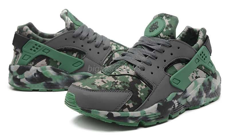 green camouflage huarache
