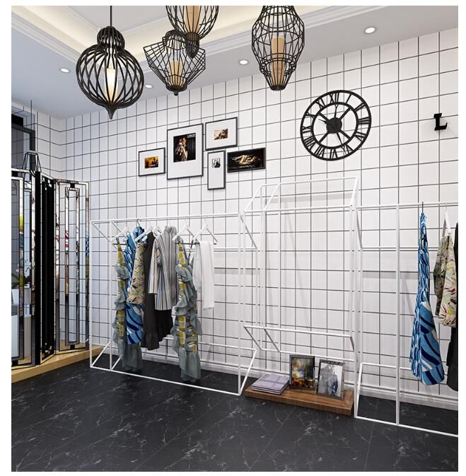 white black clothing store