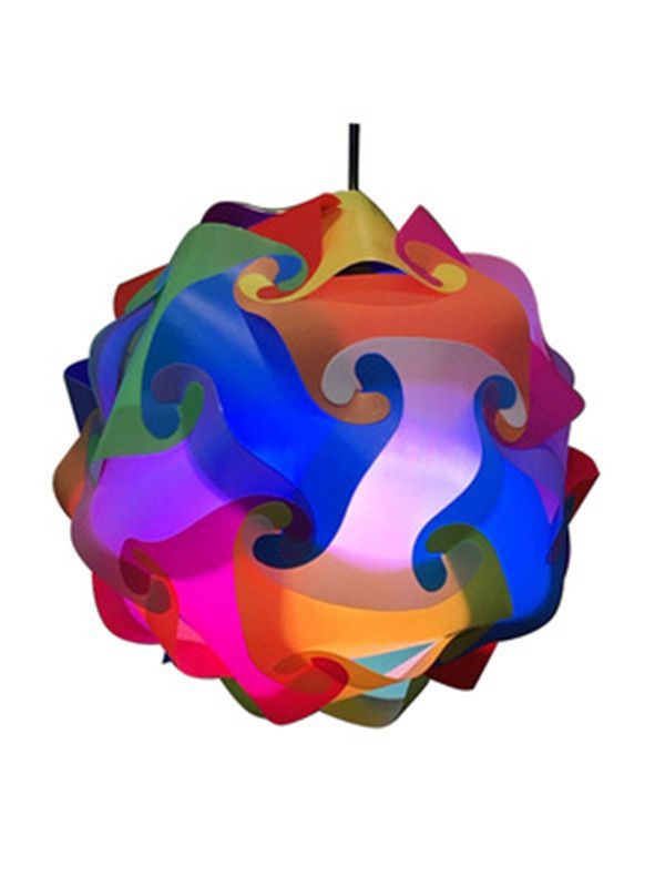 acheter haute qualité diy moderne iq puzzle jigsaw light lampe abat