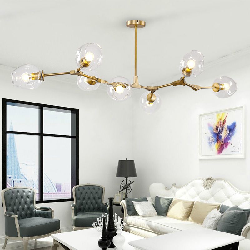Lindsey Adelman Globe Branching Bubble Chandelier 110v220v Nordic Lindsey Adelman Globe Branching Bubble Chandelier 110v220v Nordic Modern Light Lighting Pendent Lamp Glass Ball Star Pendant 3