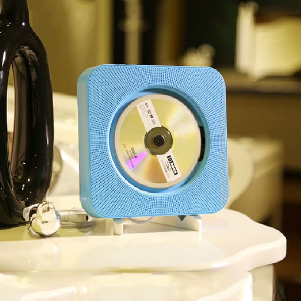 ET Wall Mount CD Player Portable Bluetooth Speaker Wireless Music