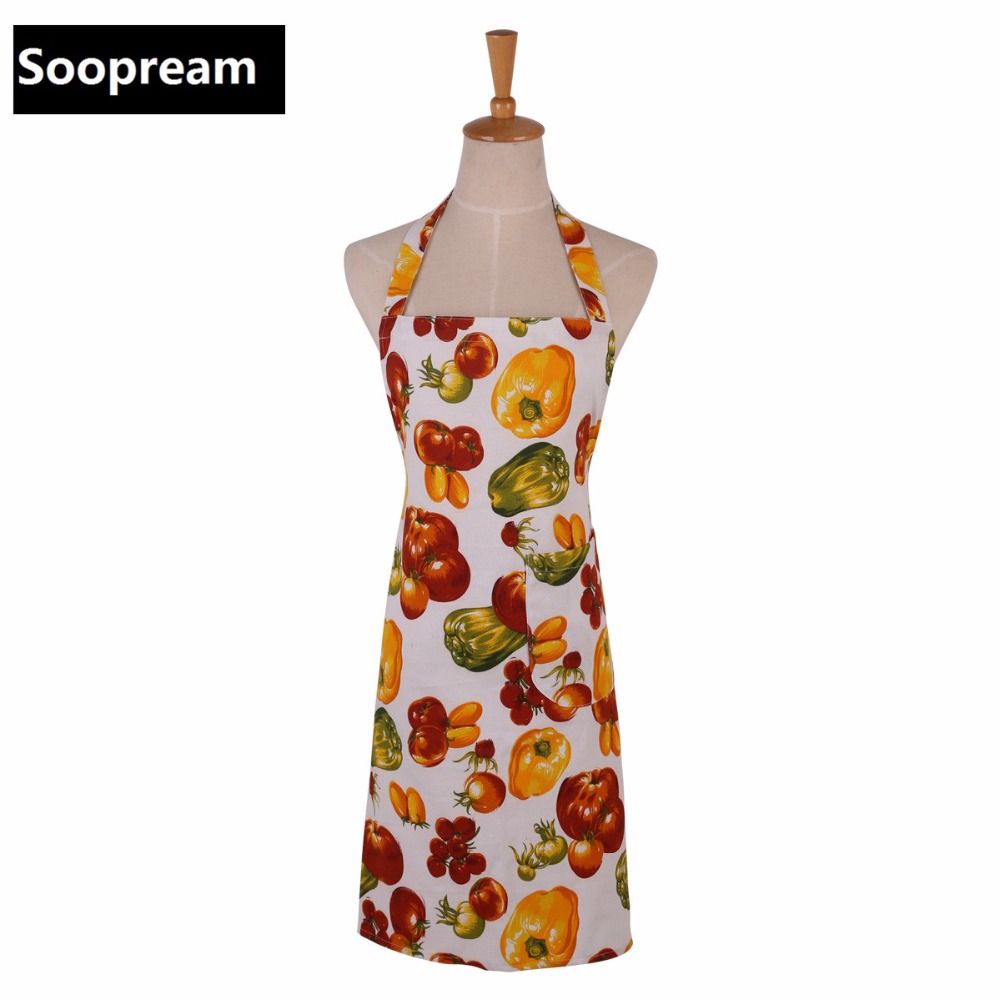 Fruits Patter Vintage Kitchen Apron Polka Dot Printting Cooking Christmas Women Skirt Funny Party Christmas Apron Holiday Aprons Vintage Kitchen Aprons