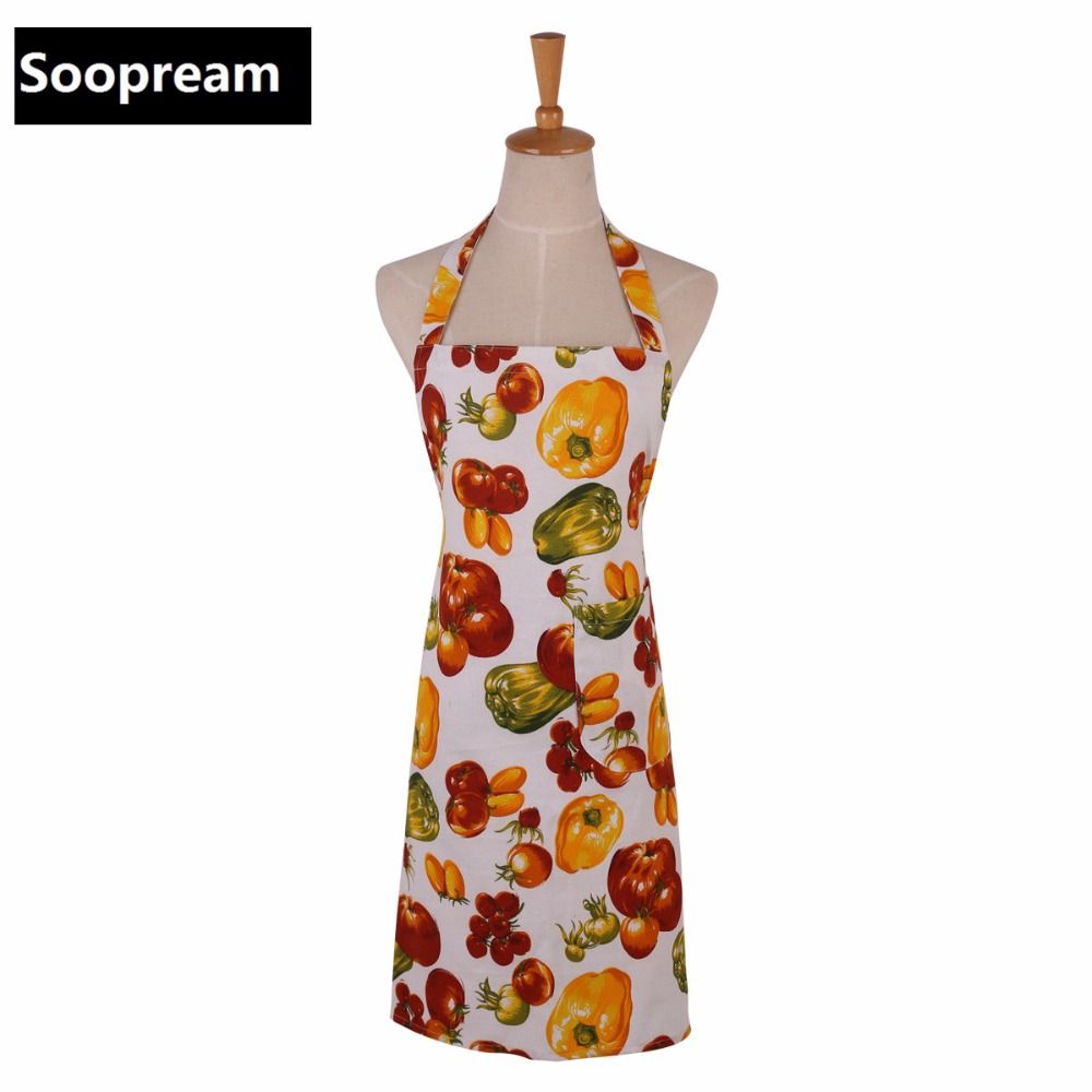 Fruits Patter Vintage Kitchen Apron Polka Dot Printting Cooking Christmas Women Skirt Funny Party Christmas Apron Holiday Aprons Vintage Kitchen Aprons